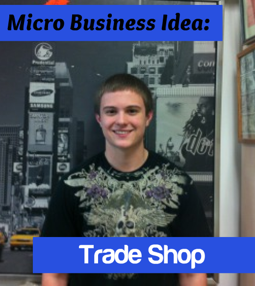 19 year old Chris Quagliata opened a trade shop where he sells the items that he purchased from storage lockers.
